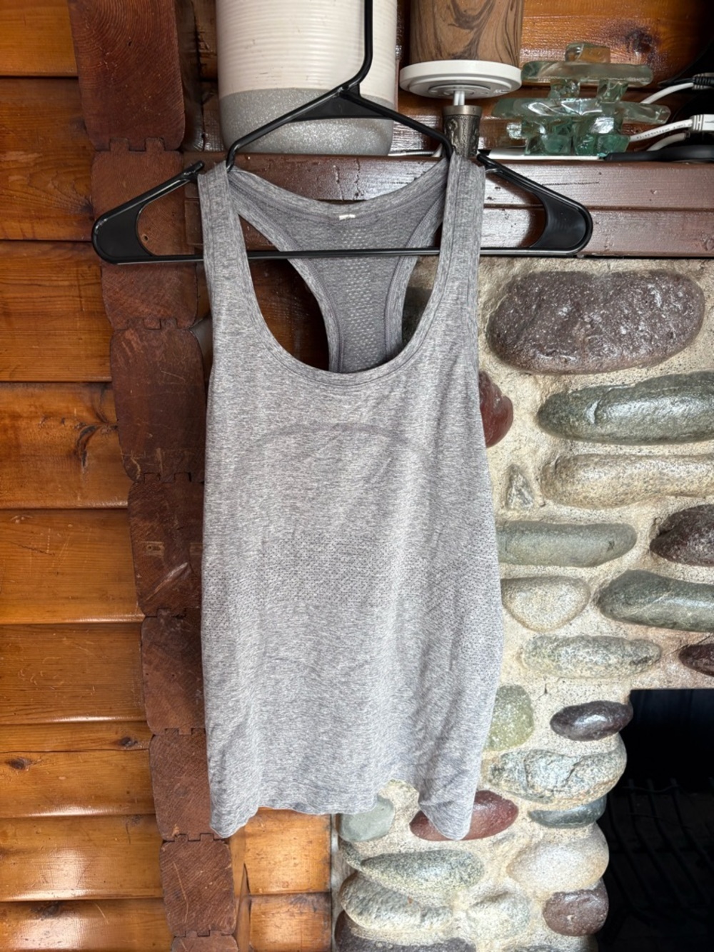 Lululemon Swiftly Tech Racerback Tank 2.0 Slate White Grey Size 6